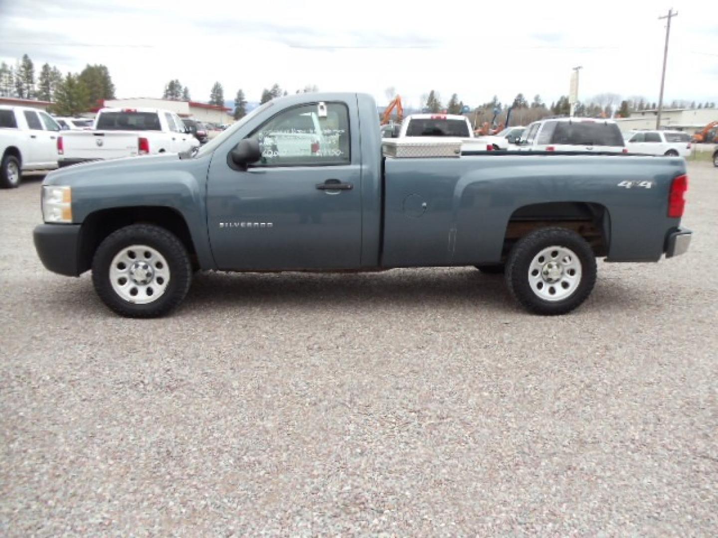 2011 Blue /Gray Chevrolet Silverado 1500 Work Truck (1GCNKPEA7BZ) with an 4.8L V8 Gas engine, Automatic transmission, located at 5465 Highway 2 W., Columbia Falls, MT, 59912, (406) 892-4407, 48.352188, -114.240929 - This truck was previously owned by the federal government so it has been well maintained and taken care of. The truck is clean inside and out with good tires and low miles. This truck has been mechanically inspected. This is the regular cab long box work truck. - Photo#3